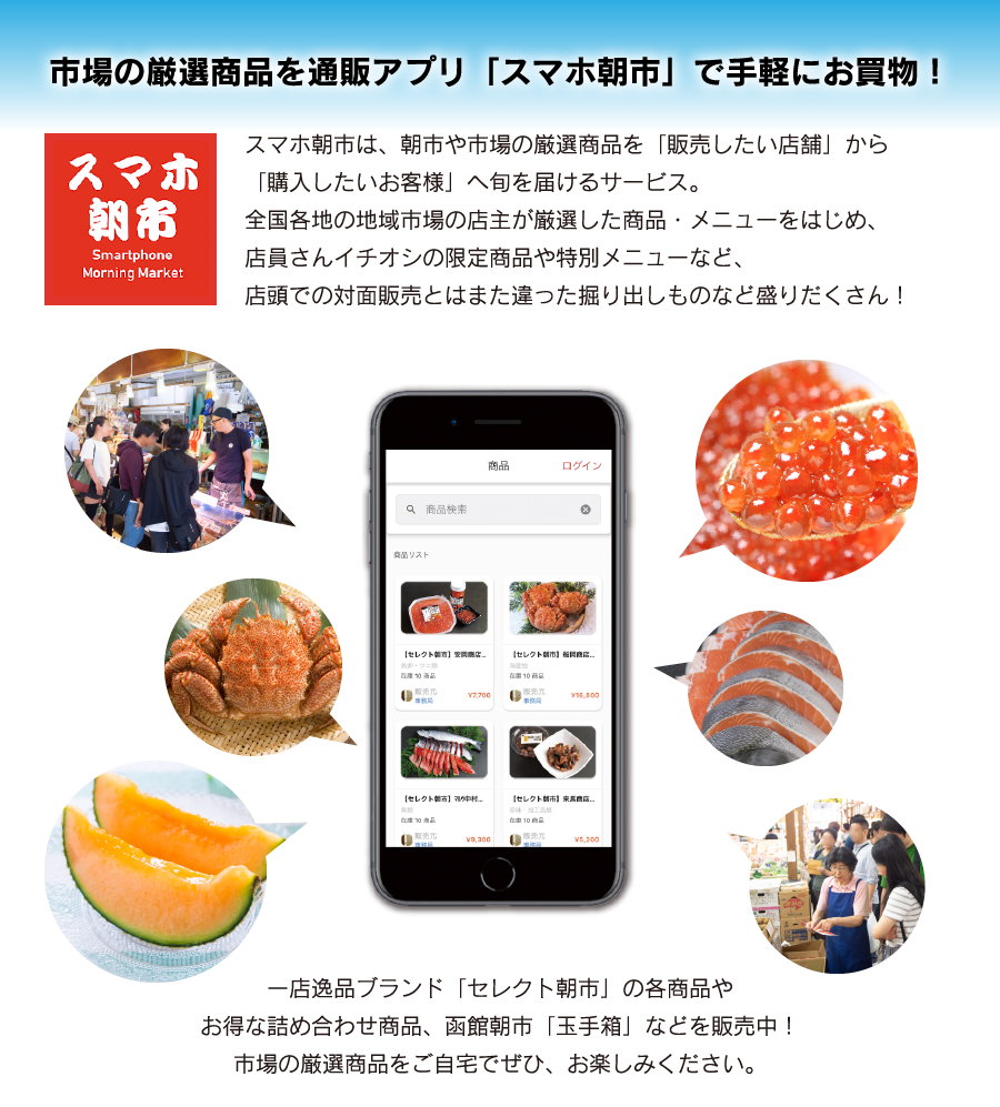 スマホ朝市